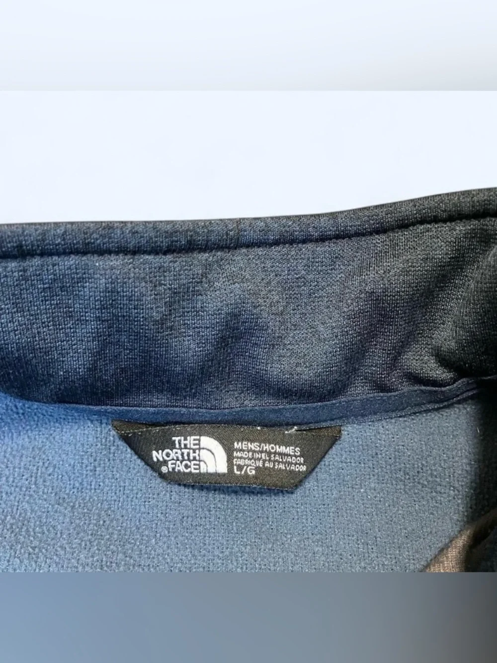 The North Face Blue Quarter Zip Performance Fleece Pullover Men’s Size Large